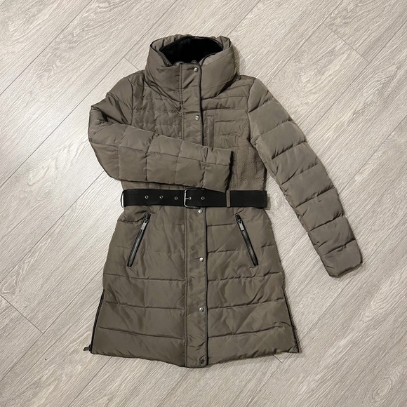 Brown Taupe belted Zara Jacket!!! - Picture 3 of 6